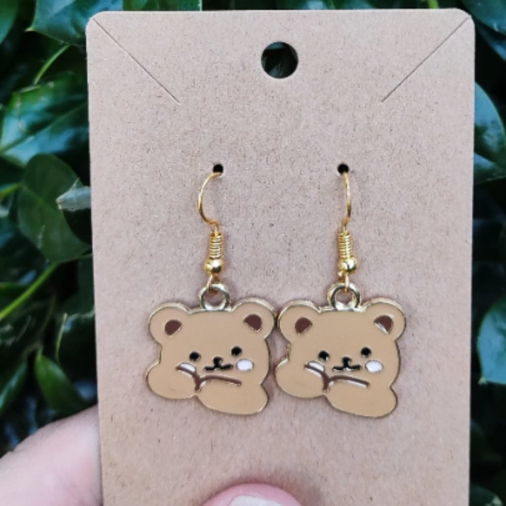 Teddy Bear Earrings